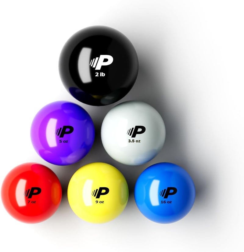 Premier Pitching Performance Store Simple Plyometric Weighted Ball | Baseball & Softball Training Ball | Arm Strength & Pitching | Durable PVC Shell with Sand Fill - Image 1